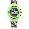 imageAccutime Lucasfilm Star Wars Baby Yoda Kids Digital Watch  LED Flashing Light LCD Watch Display 4 in 1 Interchangeable Plastic Straps