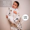 imageMilk Snob Disney Baby Sleeping Sack Sleeveless Sleep Bag and Wearable Zip Up Blanket for Girl and Boy Newborn Infant ShowerPrecious Padawans