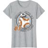 imageStar Wars BB8 Rollin Into My 40th Birthday TShirtHeather Grey
