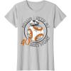 imageStar Wars BB8 Rollin Into My 40th Birthday TShirtSilver Grey