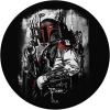 imageStar Wars Boba Fett Artsy Contrast Portrait Painting PopSockets MagSafe PopGrip for iPhoneStandard