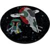 imageStar Wars Boba Fett Cute Cartoon With Ship In Space PopSockets MagSafe PopGrip for iPhoneStandard
