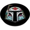 imageStar Wars Boba Fett Sugar Skull Design Helmet PopSockets MagSafe PopGrip for iPhoneStandard