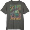 imageStar Wars Boba Fett Vintage Comic Book TShirtAsphalt Grey