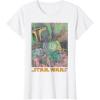 imageStar Wars Boba Fett Vintage Comic Book TShirtWhite