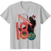 imageStar Wars Darth Vader 18th Birthday Abstract Background TShirtSilver Grey