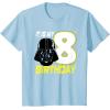 imageStar Wars Darth Vader 8th Birthday TShirt TShirtBaby Blue