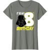 imageStar Wars Darth Vader 8th Birthday TShirt TShirtOlive Heather