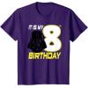 imageStar Wars Darth Vader 8th Birthday TShirt TShirtPurple