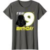 imageStar Wars Darth Vader 9th Birthday TShirt TShirtAsphalt Grey