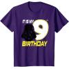 imageStar Wars Darth Vader 9th Birthday TShirt TShirtPurple