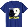 imageStar Wars Darth Vader 9th Birthday TShirt TShirtRoyal Blue