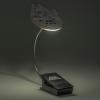imageStar Wars Millennium Falcon Clip On Book Light  Officially Licensed Disney Reading Light Clip Lamp Design with Flexible Cable Featuring Iconic Han Solo Spaceship 3 Light Modes Battery Powered  P
