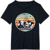imageStar Wars Skeleton Crew Vintage Sunset Profiles TShirtBlack