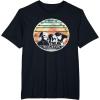 imageStar Wars Skeleton Crew Vintage Sunset Profiles TShirtBlack