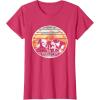 imageStar Wars Skeleton Crew Vintage Sunset Profiles TShirtRed Heather