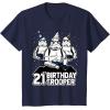 imageStar Wars Stormtrooper Party Hats Trio 21st Birthday Trooper TShirtNavy Blue
