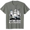 imageStar Wars Stormtrooper Party Hats Trio 21st Birthday Trooper TShirtOlive Heather