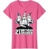 imageStar Wars Stormtrooper Party Hats Trio 21st Birthday Trooper TShirtPink Heather