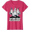 imageStar Wars Stormtrooper Party Hats Trio 21st Birthday Trooper TShirtRed Heather