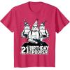 imageStar Wars Stormtrooper Party Hats Trio 21st Birthday Trooper TShirtRed Heather