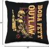 imageStar Wars The Book of Boba Fett Outlaw Throw Pillow16x16