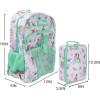 imageStar Wars The Dark Side 2Piece 16quot Premium Backpack ampamp Lunch Kit Set For School And TravelDisney Princesses Green