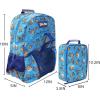 imageStar Wars The Dark Side 2Piece 16quot Premium Backpack ampamp Lunch Kit Set For School And TravelDog Man Blue