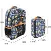 imageStar Wars The Dark Side 2Piece 16quot Premium Backpack ampamp Lunch Kit Set For School And TravelDragon Ball Super Saiyan