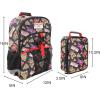 imageStar Wars The Dark Side 2Piece 16quot Premium Backpack ampamp Lunch Kit Set For School And TravelFive Nights Black