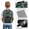 imageStar Wars The Dark Side 2Piece 16quot Premium Backpack ampamp Lunch Kit Set For School And TravelMinecraft Creepers Black