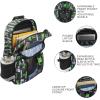 imageStar Wars The Dark Side 2Piece 16quot Premium Backpack ampamp Lunch Kit Set For School And TravelMinecraft Creepers Black
