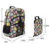 imageStar Wars The Dark Side 2Piece 16quot Premium Backpack ampamp Lunch Kit Set For School And TravelPokemon AOP Black