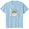 imageStar Wars The Mandalorian Grogu 1st Birthday Sketch TShirtBaby Blue