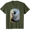 imageStar Wars Yoda My Birthday It Is But Age Matters Not TShirtOlive Green