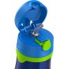 imageTHERMOS Vacuum Insulated Stainless Steel 10oz Straw Bottle THE MANDALORIANNavy with Lime