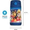imageTHERMOS Vacuum Insulated Stainless Steel 10oz Straw Bottle THE MANDALORIANPAW PATROL BOY