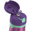 imageTHERMOS Vacuum Insulated Stainless Steel 10oz Straw Bottle THE MANDALORIANPurple with Teal