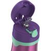 imageTHERMOS Vacuum Insulated Stainless Steel 10oz Straw Bottle THE MANDALORIANPurple with Teal