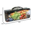 imageThe Tin Box Company Baby Yoda Grogu Box with Handle Clasp ampamp Hinge Locking with Clasp Pencil Box Star Wars and MandalorianAvengers