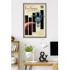 imageTrends International Star Wars Moving At Lightspeed  Firespray Wall Poster 34L x 224W Premium Unframed VersionBarnwood Framed Version