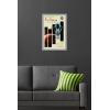 imageTrends International Star Wars Moving At Lightspeed  Firespray Wall Poster 34L x 224W Premium Unframed VersionGray Framed Version