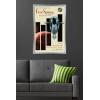 imageTrends International Star Wars Moving At Lightspeed  Firespray Wall Poster 34L x 224W Premium Unframed VersionSilver Framed Version