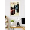 imageTrends International Star Wars Moving At Lightspeed  Firespray Wall Poster 34L x 224W Premium Unframed VersionWhite Framed Version