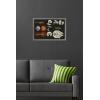 imageTrends International Star Wars Moving At Lightspeed  Millennium Falcon Wall Poster 34L x 224W Premium Unframed VersionBarnwood Framed Version