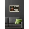 imageTrends International Star Wars Moving At Lightspeed  Millennium Falcon Wall Poster 34L x 224W Premium Unframed VersionBlonde Framed Version