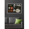imageTrends International Star Wars Moving At Lightspeed  Millennium Falcon Wall Poster 34L x 224W Premium Unframed VersionGray Framed Version