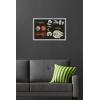 imageTrends International Star Wars Moving At Lightspeed  Millennium Falcon Wall Poster 34L x 224W Premium Unframed VersionGray Framed Version