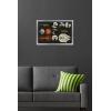 imageTrends International Star Wars Moving At Lightspeed  Millennium Falcon Wall Poster 34L x 224W Premium Unframed VersionSilver Framed Version