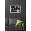 imageTrends International Star Wars Moving At Lightspeed  Millennium Falcon Wall Poster 34L x 224W Premium Unframed VersionWhite Framed Version